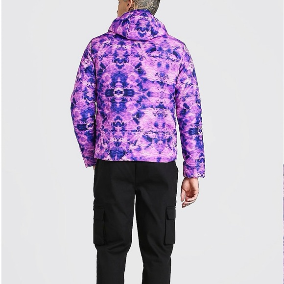 Boohoo man tie dye puffer - Picture 6 of 6